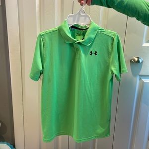 Fun lime green polo!